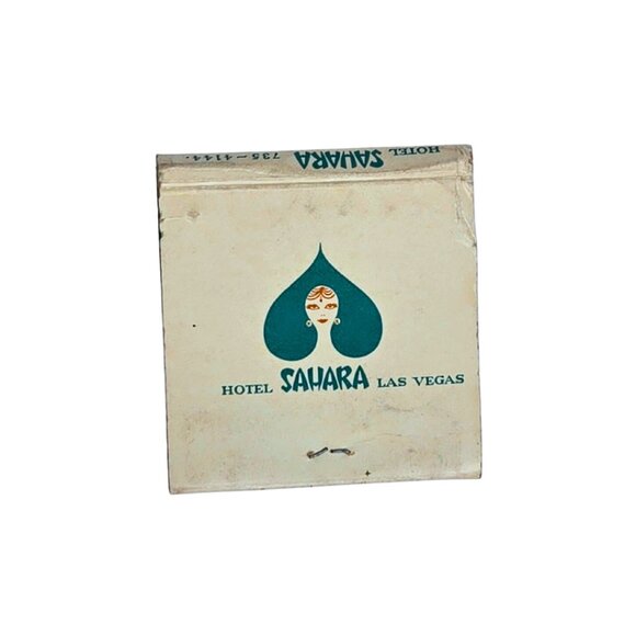 Vintage Tiki Bar Don the Beachcomber Matchbook Sahara Hotel Las Vegas 1960s - Picture 4 of 4